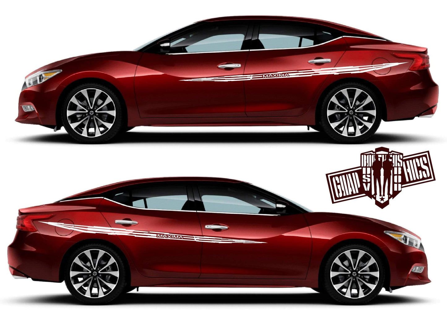 Decal Vinyl Graphics Special Made for Nissan Maxima - Brothers-Graphics