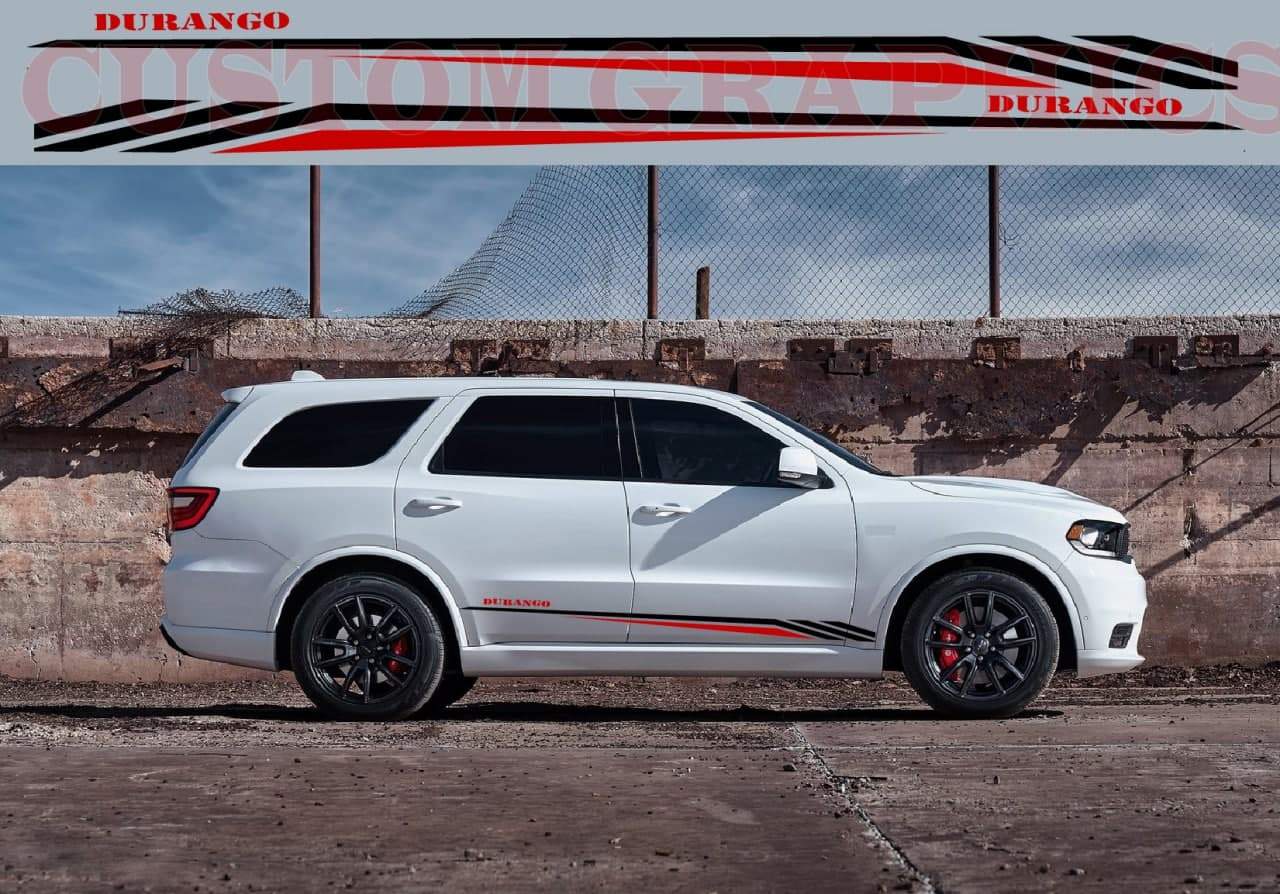 Vinyl Graphics Figure Graphic Vinyl Stripes Compatible with Dodge Durango