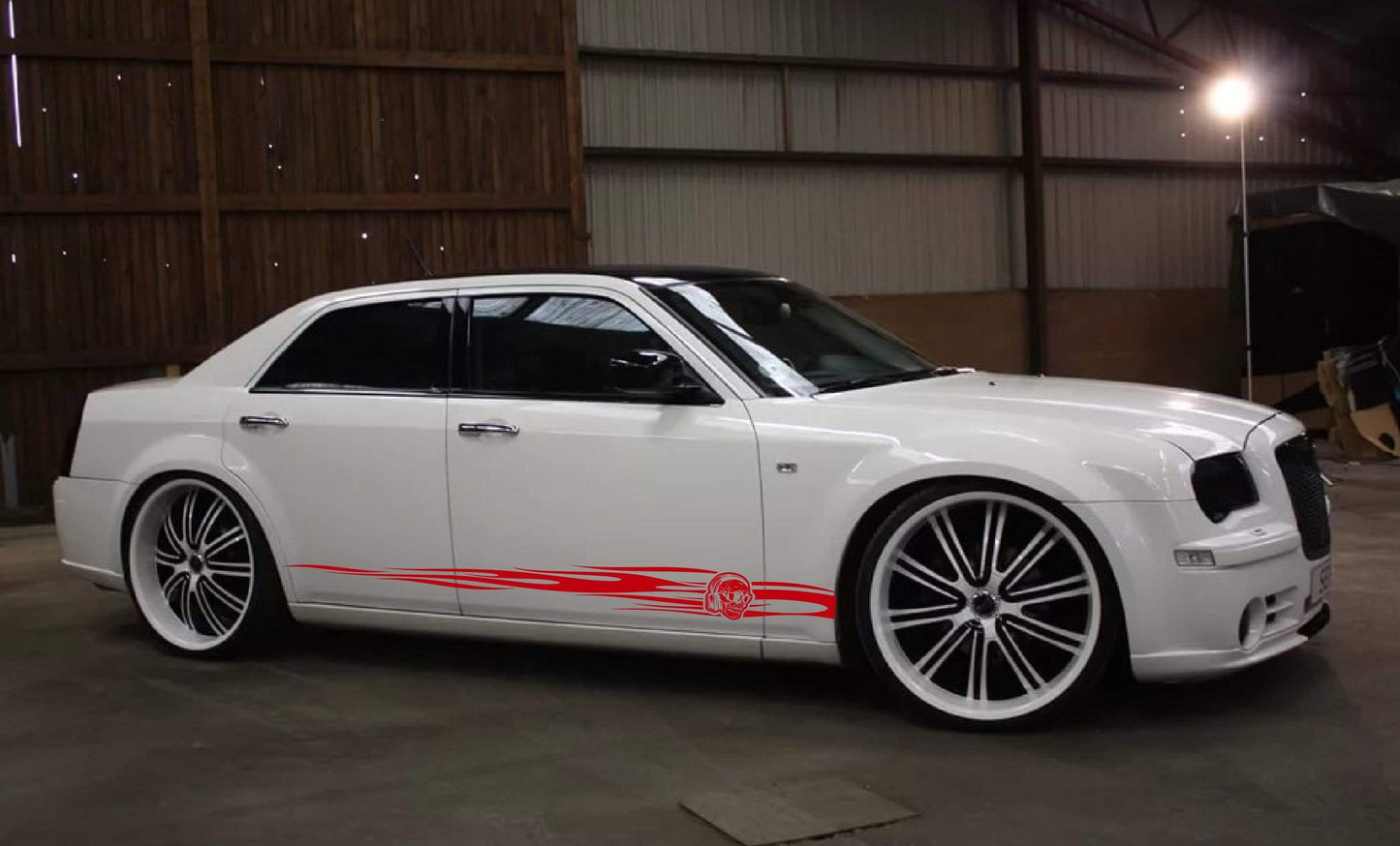 Flame Skull Graphics for Chrysler 300 300S | Chrysler 300 graphic kit