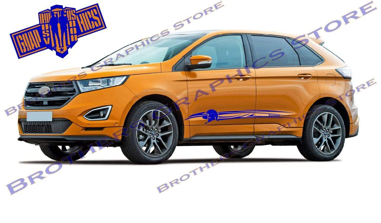 Premium Decals With Hood Aztec Graphics Compatible with Ford Edge BFF