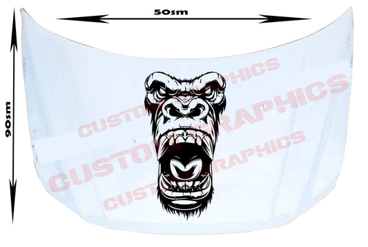 Vinyl Graphics Gorilla Design universal sticker decal man graphic for Car Any Vehicle | UNIVERSAL STICKERS