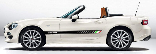 Vinyl Graphics Italian Design new Decal Sticker Stripe Stickers Compatible with Fiat Spider 124