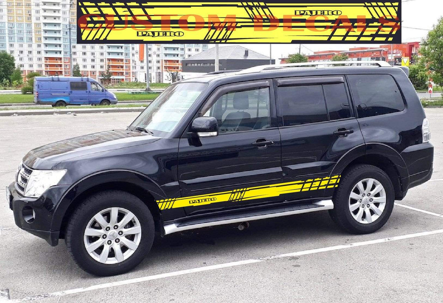 Premium Quality Stickers Compatible with Mitsubishi Pajero Unique Design Decorative decal