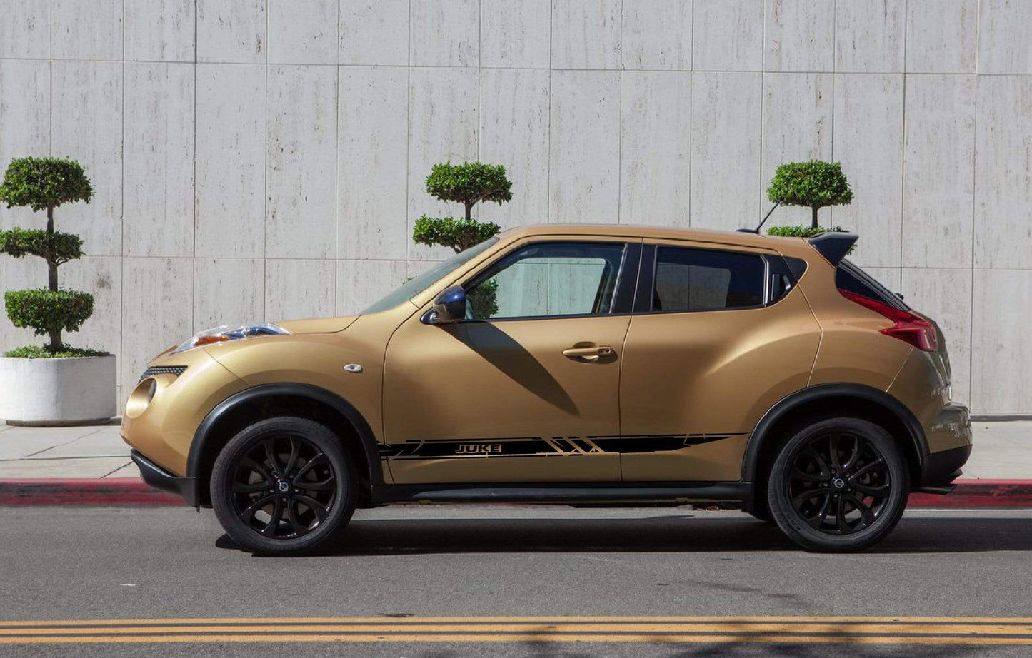 New Best Graphic Line Side Stickers For Nissan Juke Style Decals
