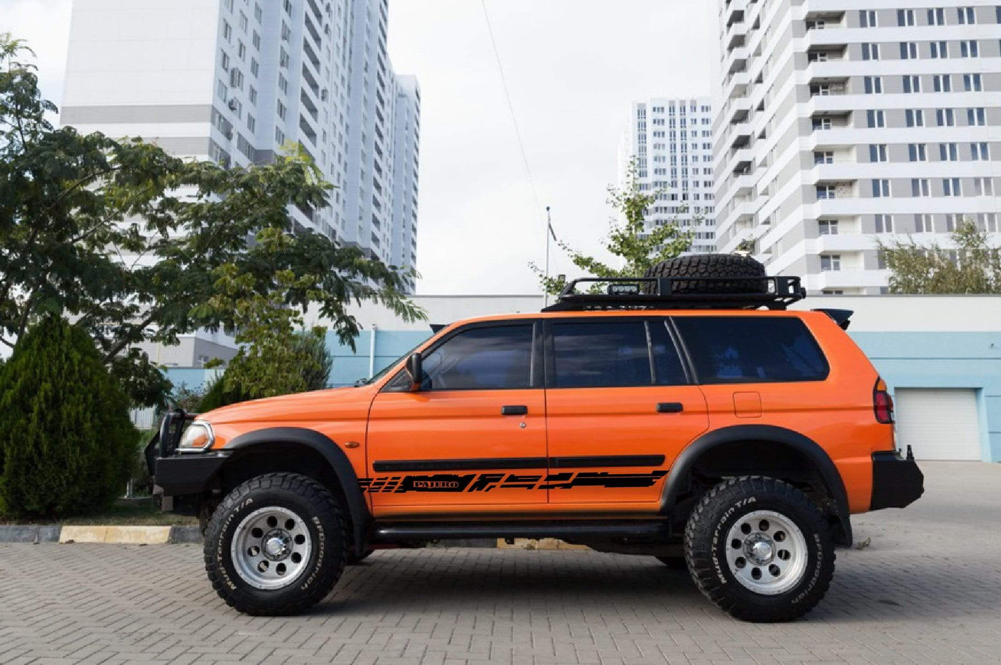 Premium Quality Stickers Compatible with Mitsubishi Pajero Best Design Decorative decals