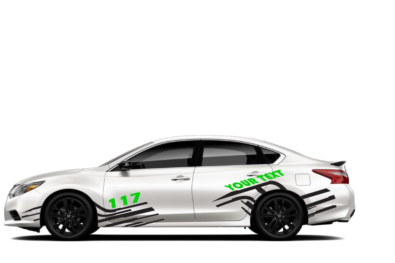 Vinyl Graphics Line Unique graphic universal sticker decal for Car Any Vehicle | UNIVERSAL STICKERS