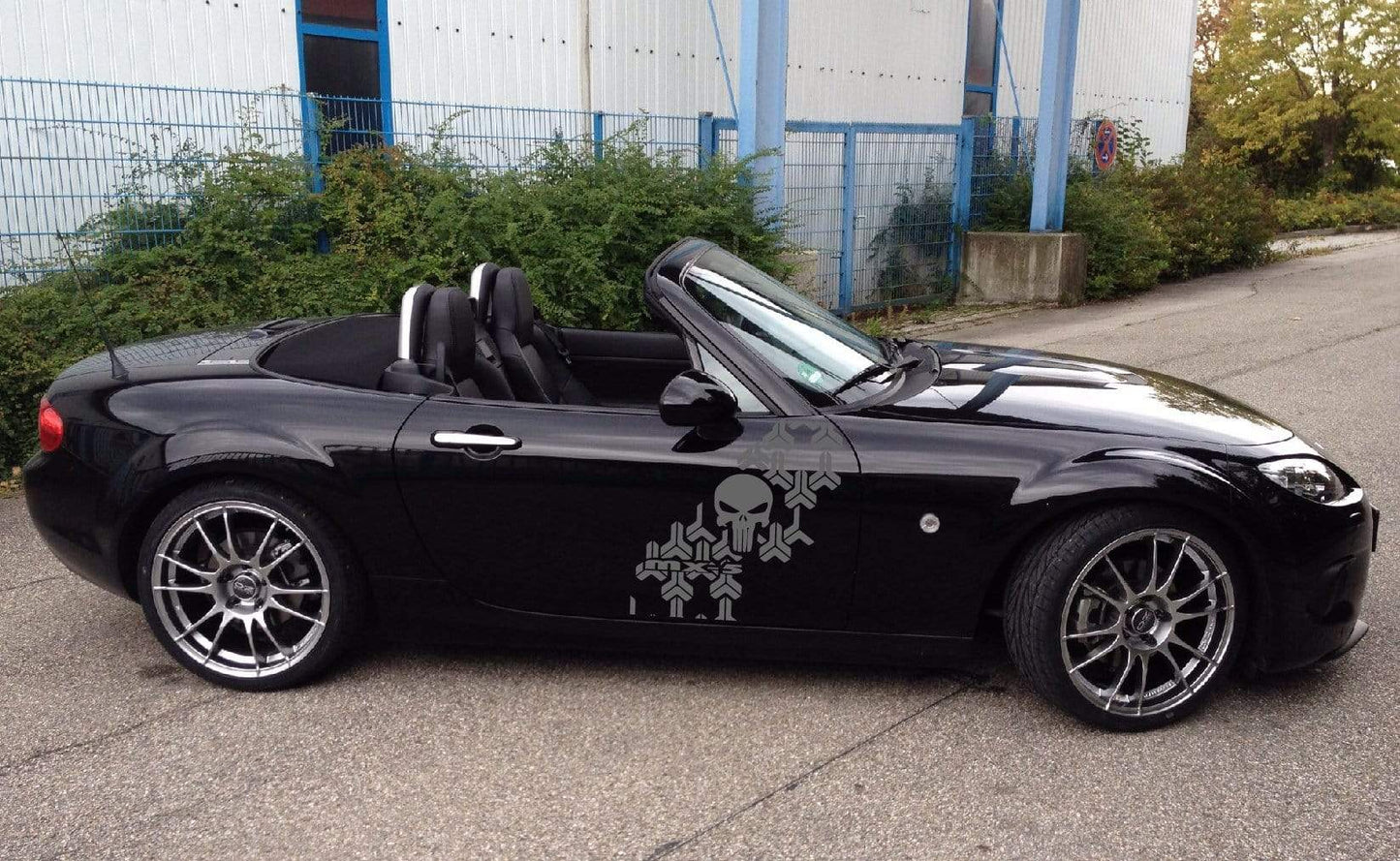 Premium Quality Stickers Compatible With Mazda MX-5 Style Design Car Styling Skull Graphics