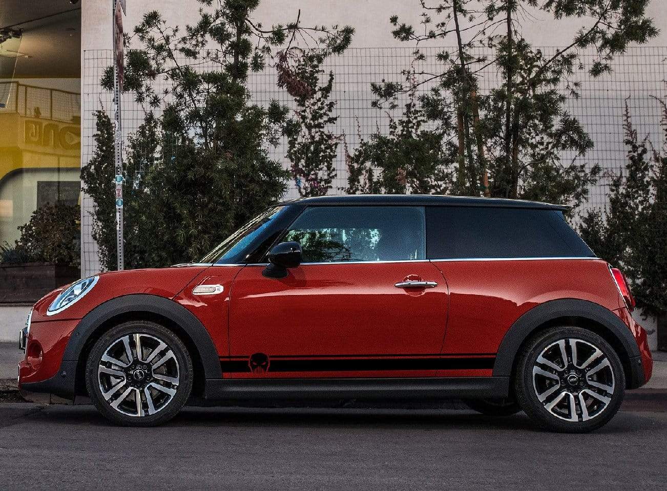 Premium Quality Vinyl Sticker fit Mini Cooper Man Line Design car Automotive decals Clubman, John Cooper, Countryman