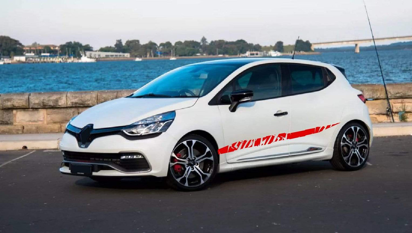MODERN Line Graphic Gift renault stickers Racing Stripes for Renault Clio renault clio