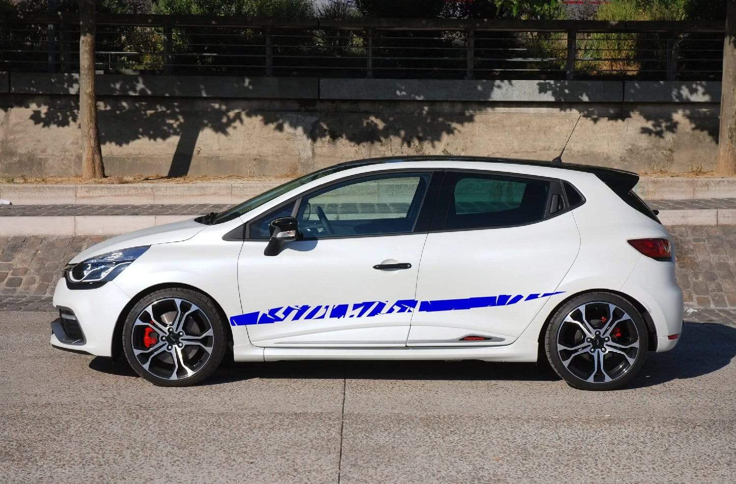 MODERN Line Graphic Gift renault stickers Racing Stripes for Renault Clio renault clio