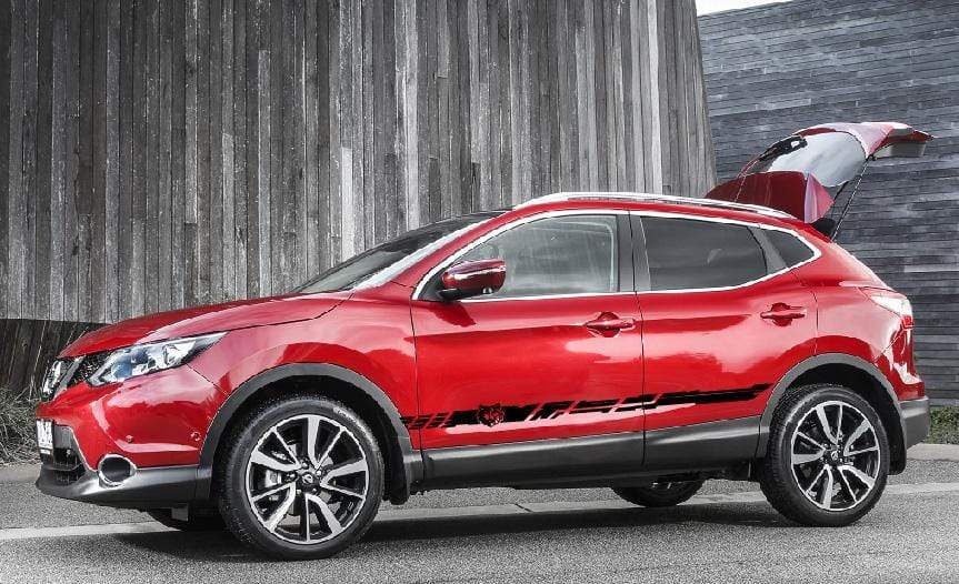 Racing Sports Decals Vinyl Graphics For Nissan Qashqai