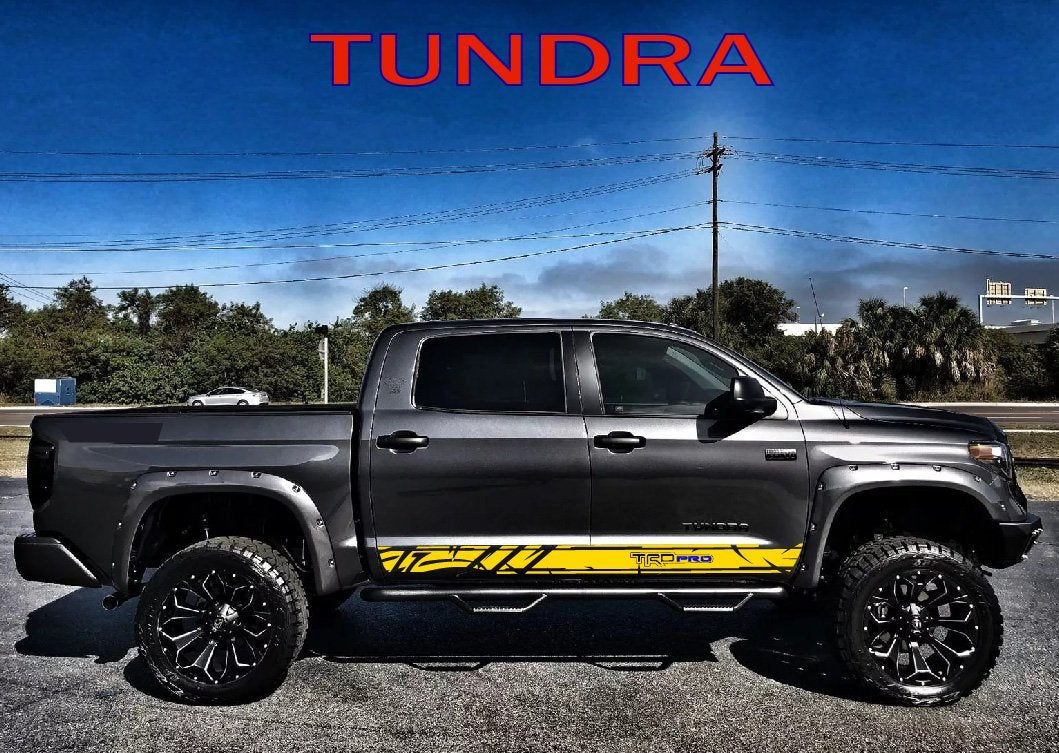 New Stripes Decal for Hood – Easy Install Vinyl Car Graphics TOYOTA TUNDRA TRD
