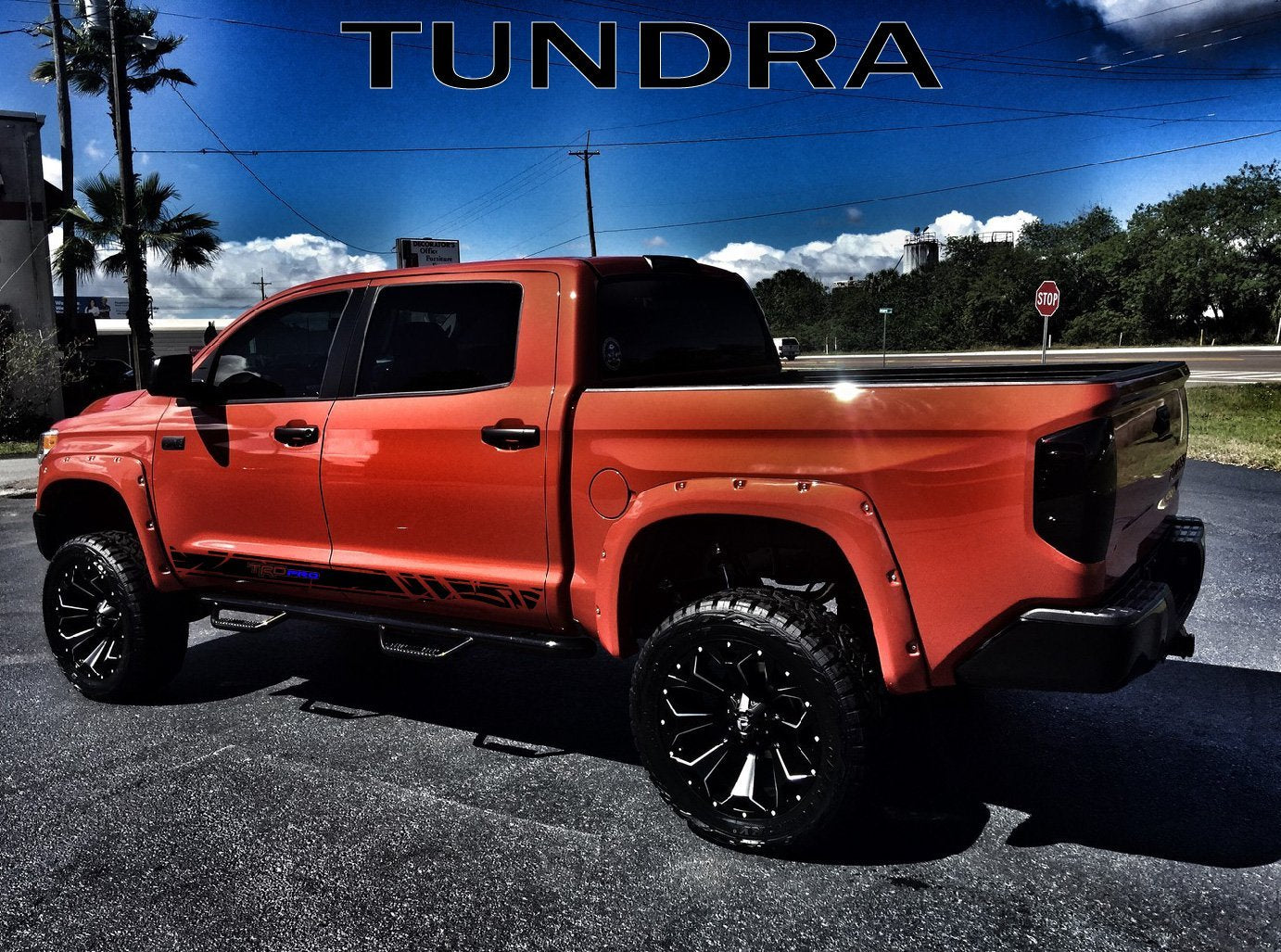 New Stripes Decal for Hood – Easy Install Vinyl Car Graphics TOYOTA TUNDRA TRD style