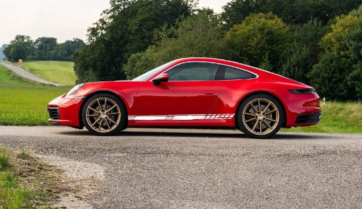 Side Decal Vinyl Racing Stickers For Porshe