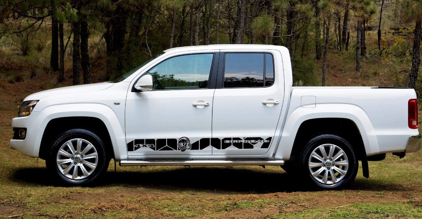 Skull Graphics for Volkswagen Amarok Stickers decal kit | Amarok Stickers
