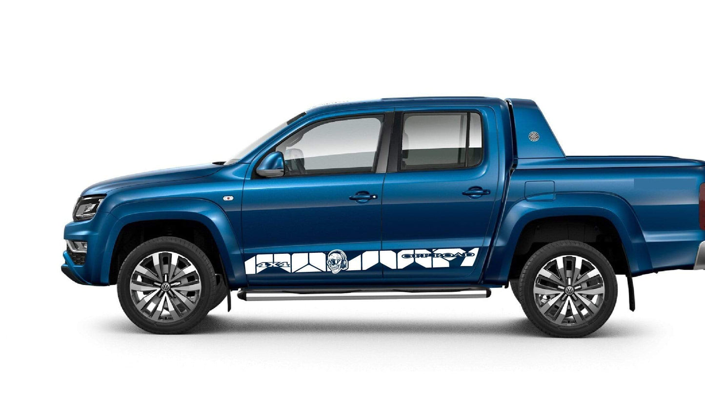 Skull Graphics for VW Amarok Stickers decal kit | Amarok Stickers