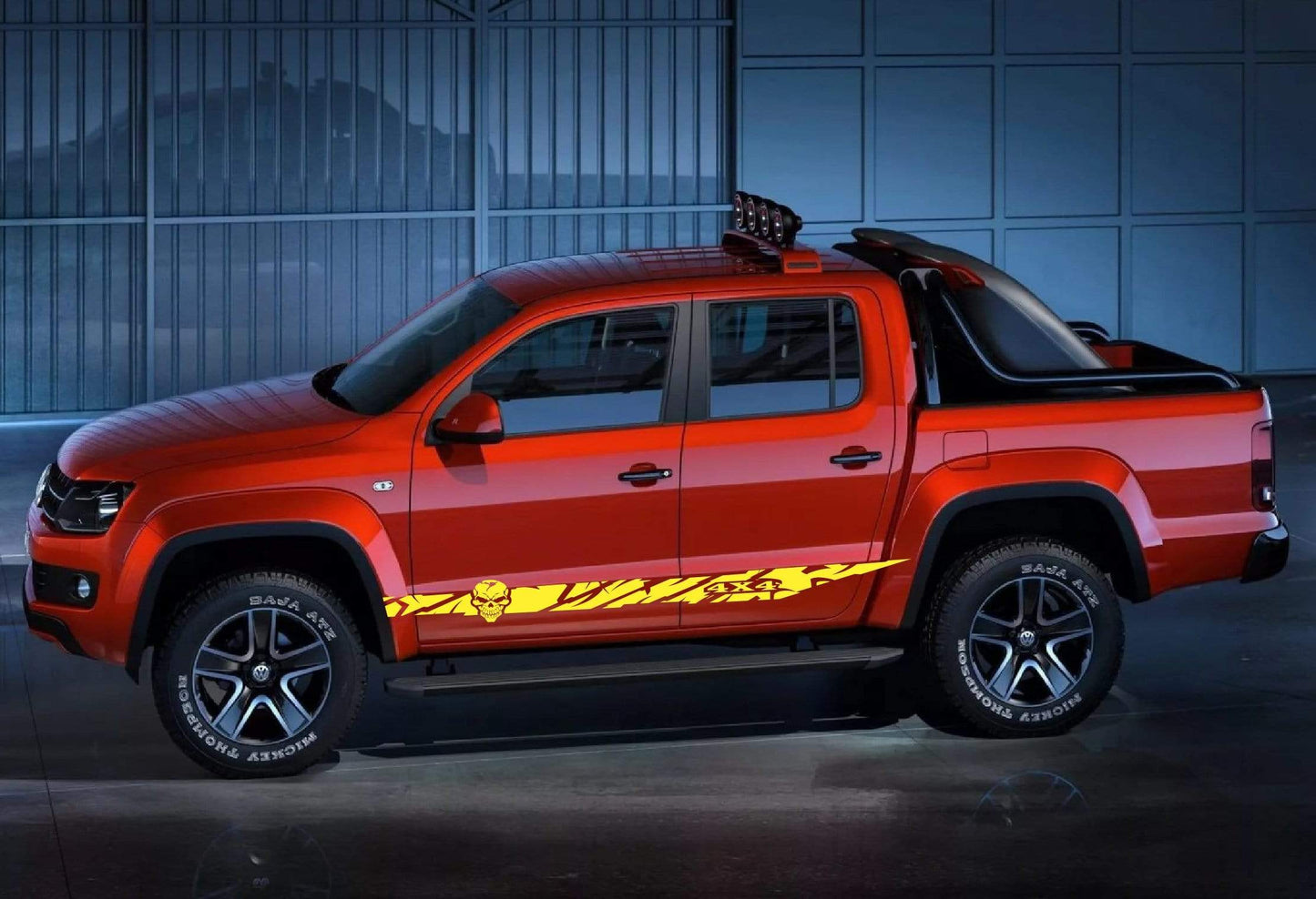 Vinyl Graphics Skull line Graphics Vinyl Stickers Compatible With Honda Ridgeline