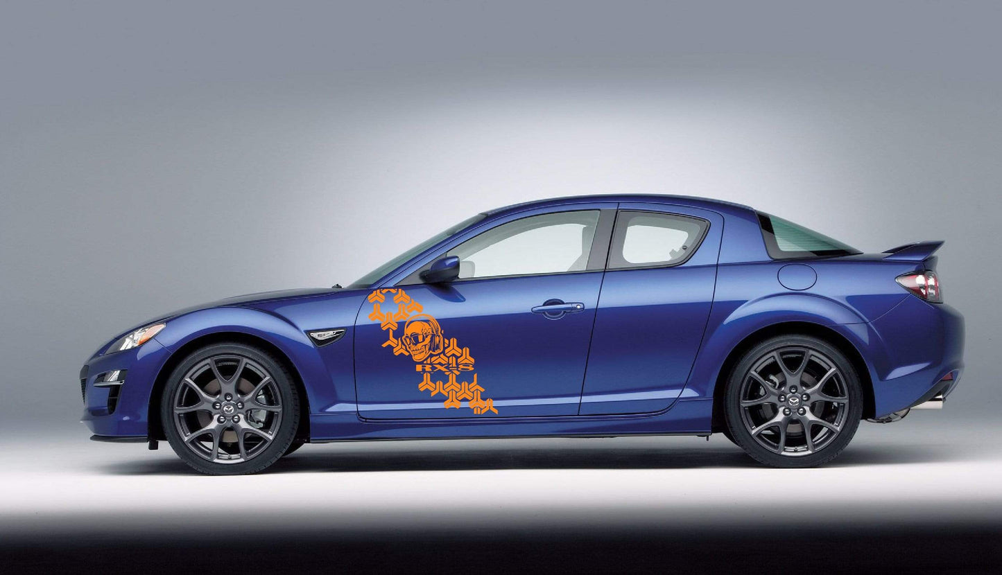 Premium Vinyl Stickers Compatible With Mazda RX-8 Sticker Street Auto Custom Vinyl Stickers