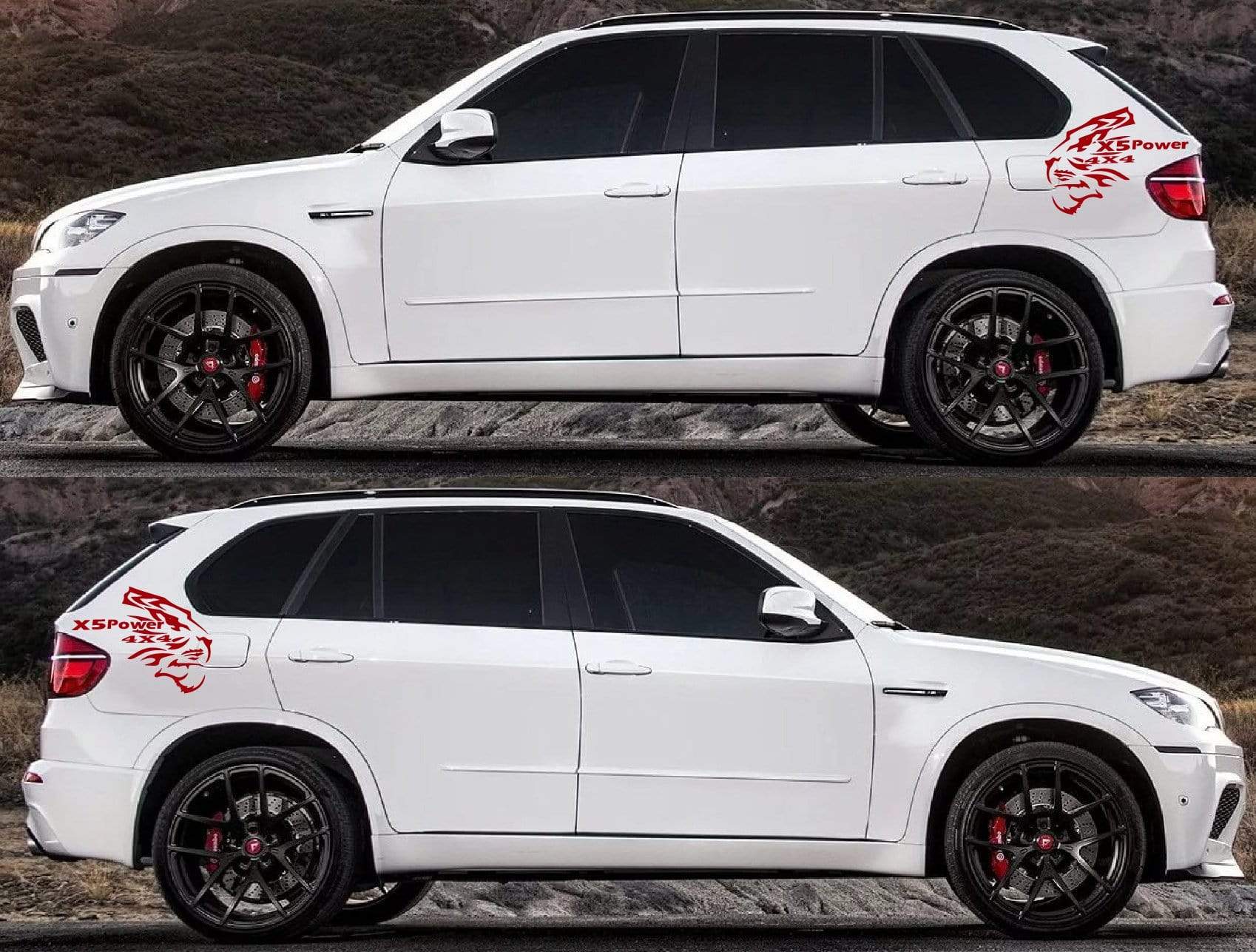 Stickers Kit Graphics Decals Racing Stripes for BMW X5 - Brothers-Graphics