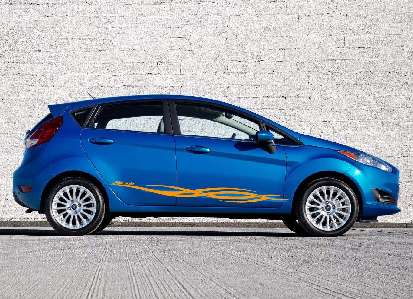 Premium Vinyl Sticker Compatible with Ford Fiesta Exclusive car decals Car Styling Premium Quality Personalized Design Vehicle Enhancement Sticker Street Auto Stylish Exclusive