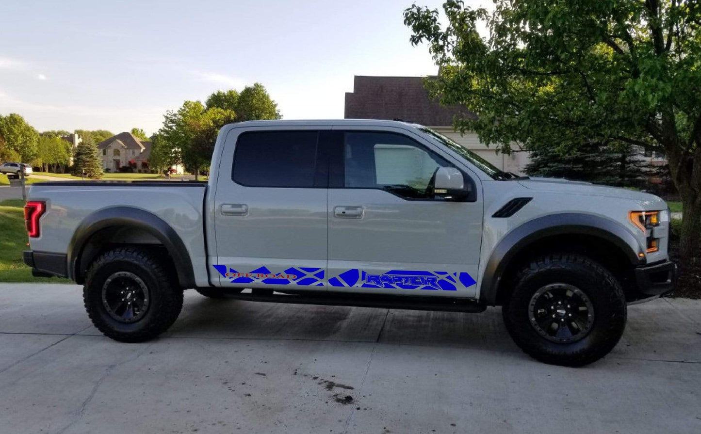 Unique Design 2 Color Decals For Ford F-150