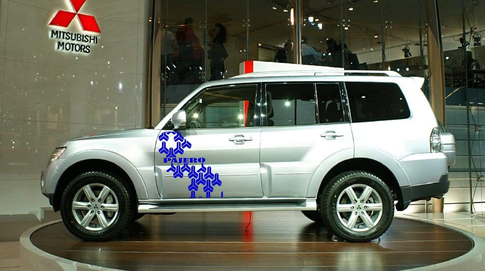 Premium Quality Stickers Compatible with Mitsubishi Pajero Style Name Design BFF Vinyl car stickers Automotive decals Custom car stickers