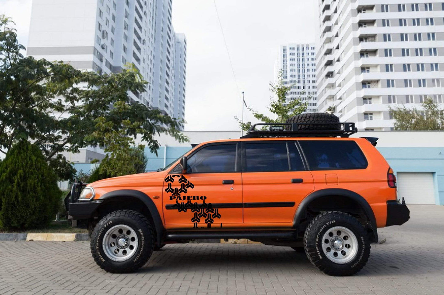 Premium Quality Stickers Compatible with Mitsubishi Pajero Style Name Design BFF Vinyl car stickers Automotive decals Custom car stickers