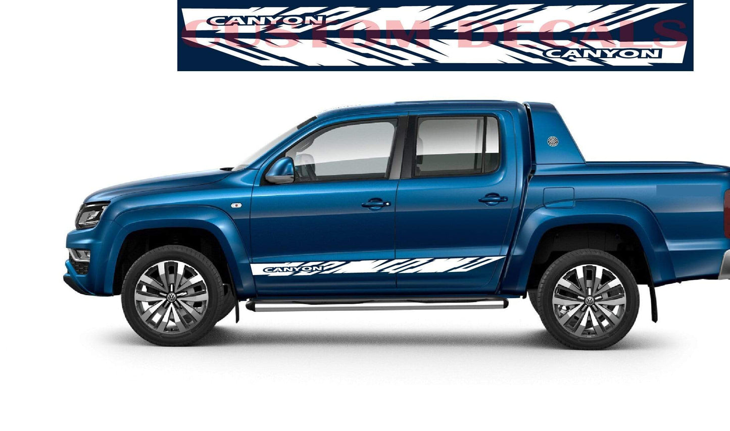 VW Amarok Side Graphics Kit | Premium Stripe Decals for 2010–2025 Models