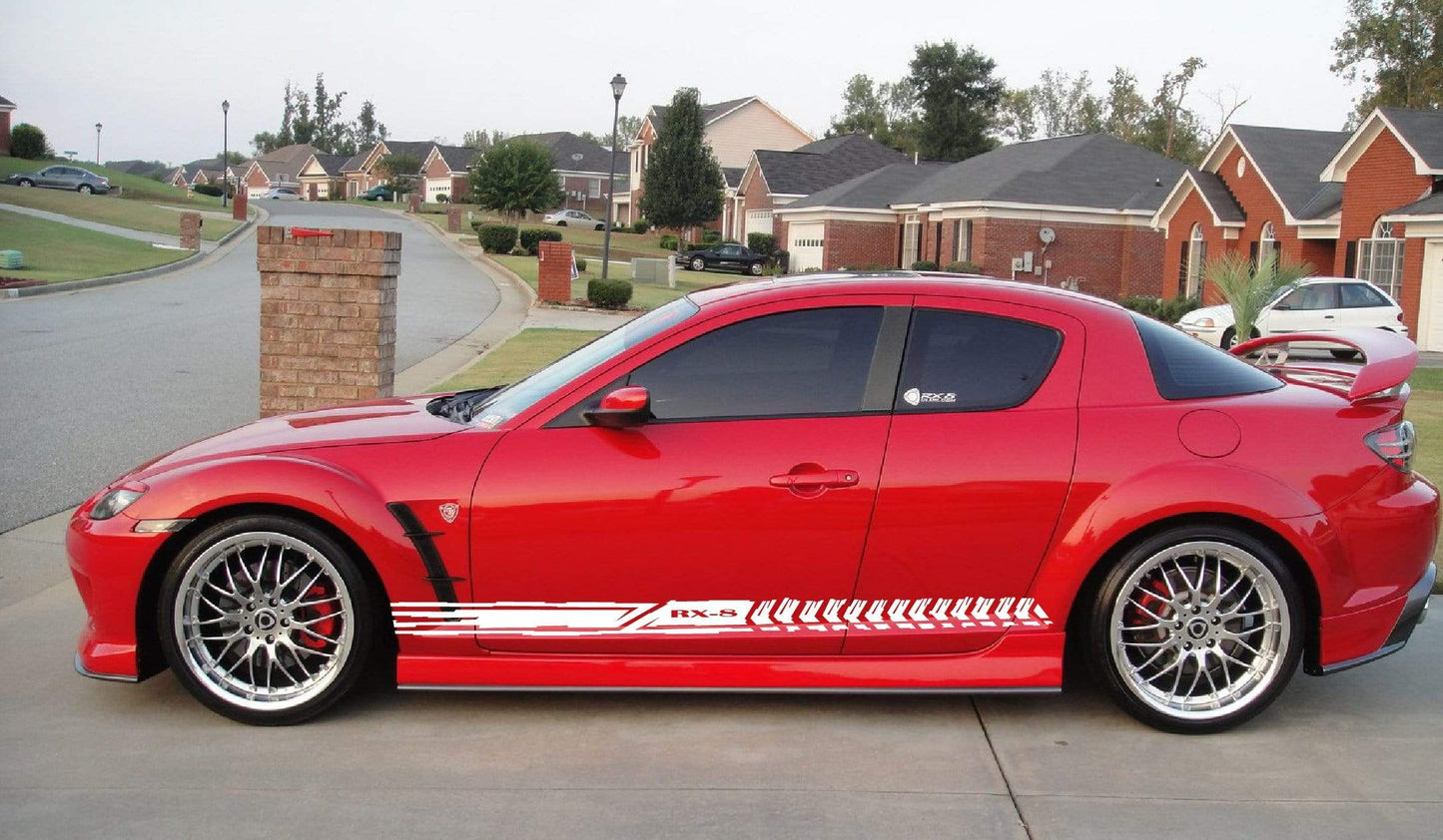 Premium Vinyl Stickers Compatible With Mazda RX-8 Graphic car stickers Custom Vinyl Stickers