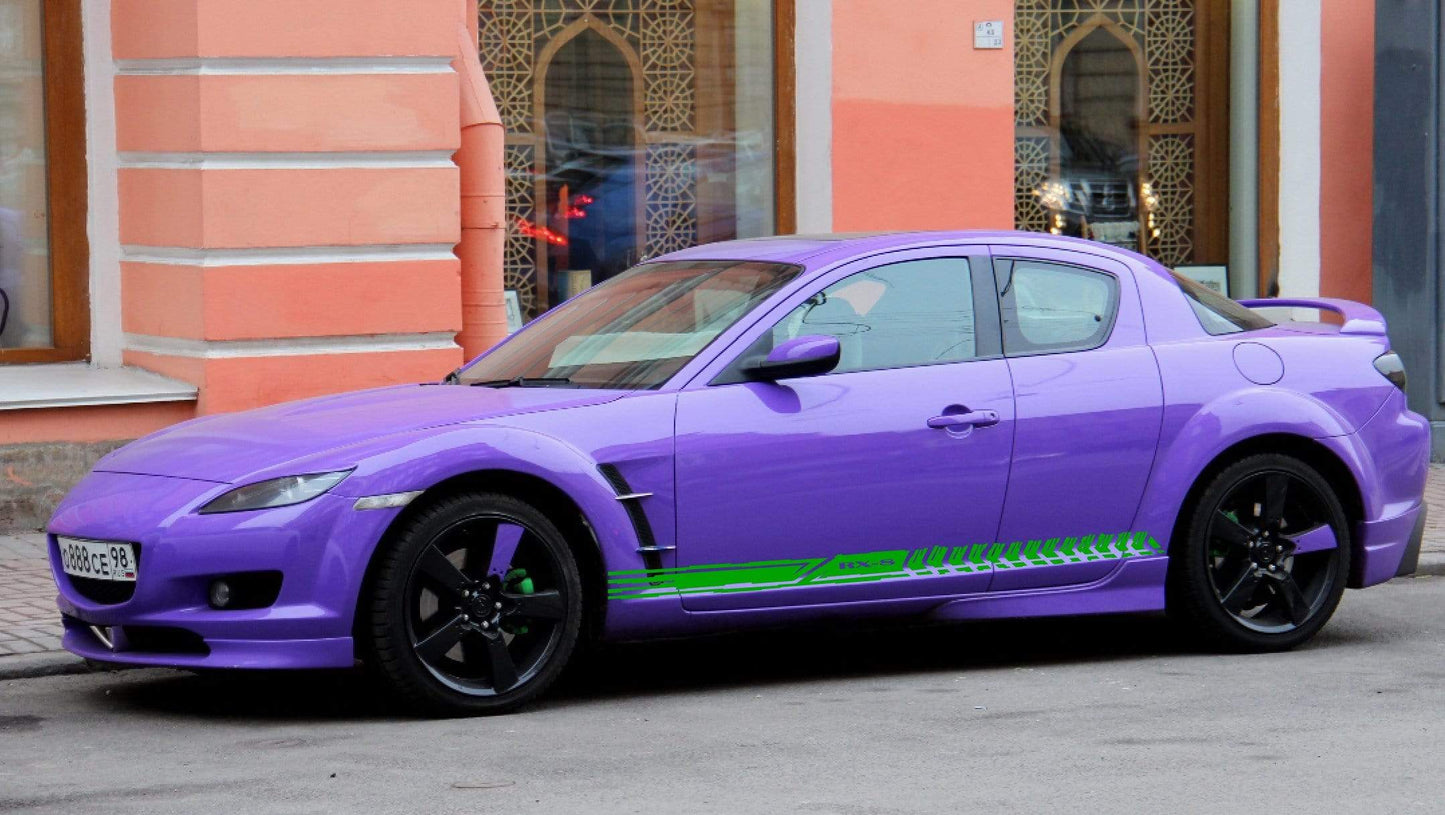 Premium Vinyl Stickers Compatible With Mazda RX-8 Graphic car stickers Custom Vinyl Stickers