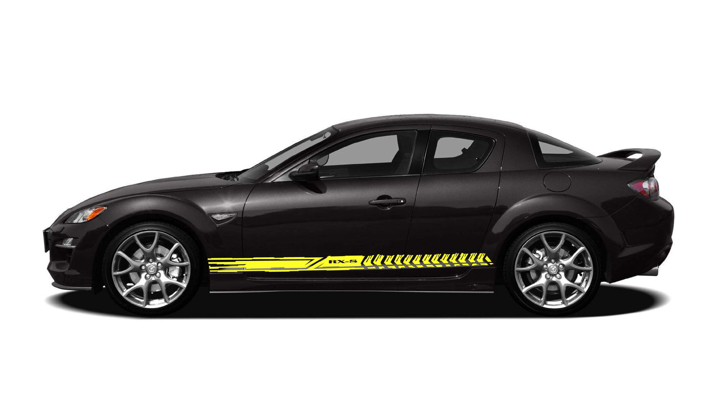 Premium Vinyl Stickers Compatible With Mazda RX-8 Graphic car stickers Custom Vinyl Stickers