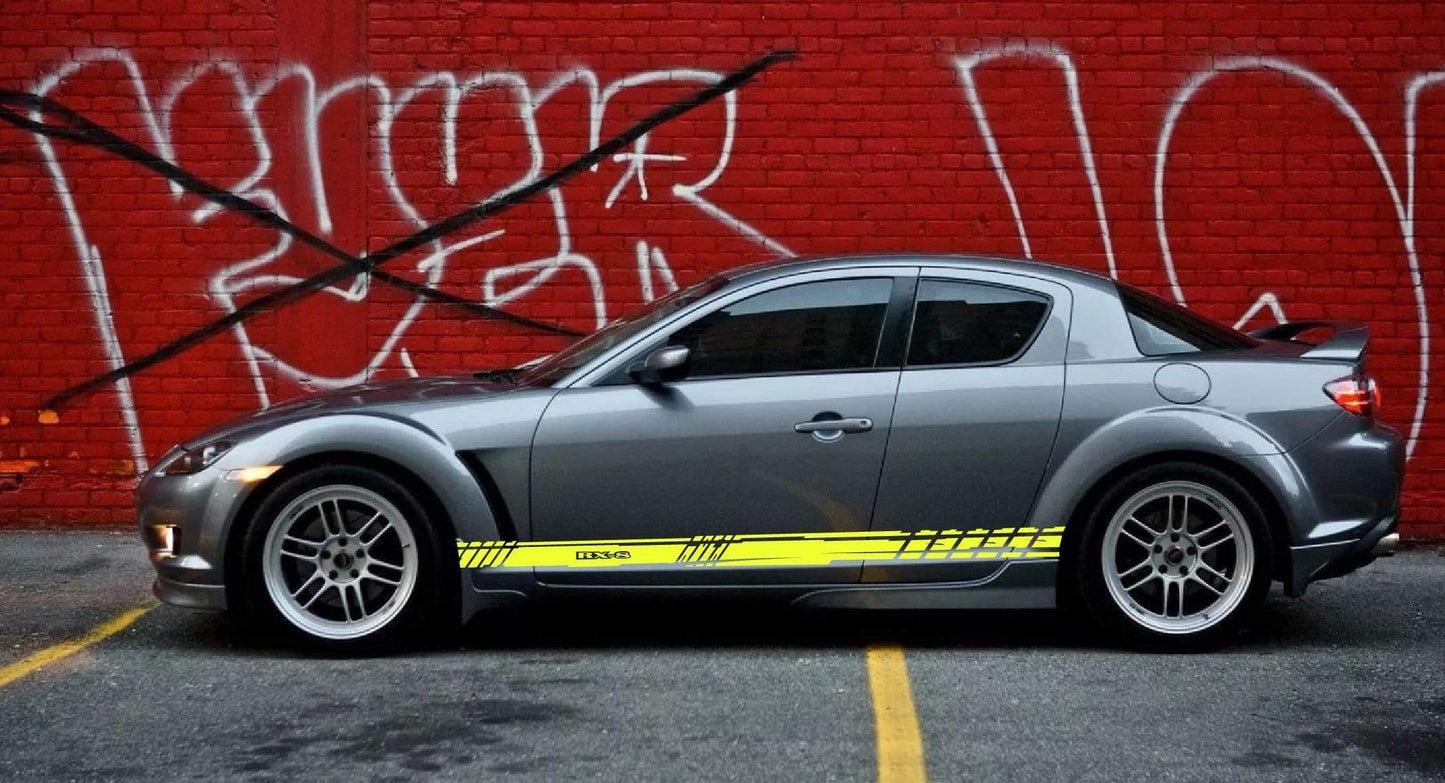 Premium Vinyl Stickers Compatible With Mazda RX-8 Stylish Exclusive stickers Custom Vinyl Stickers