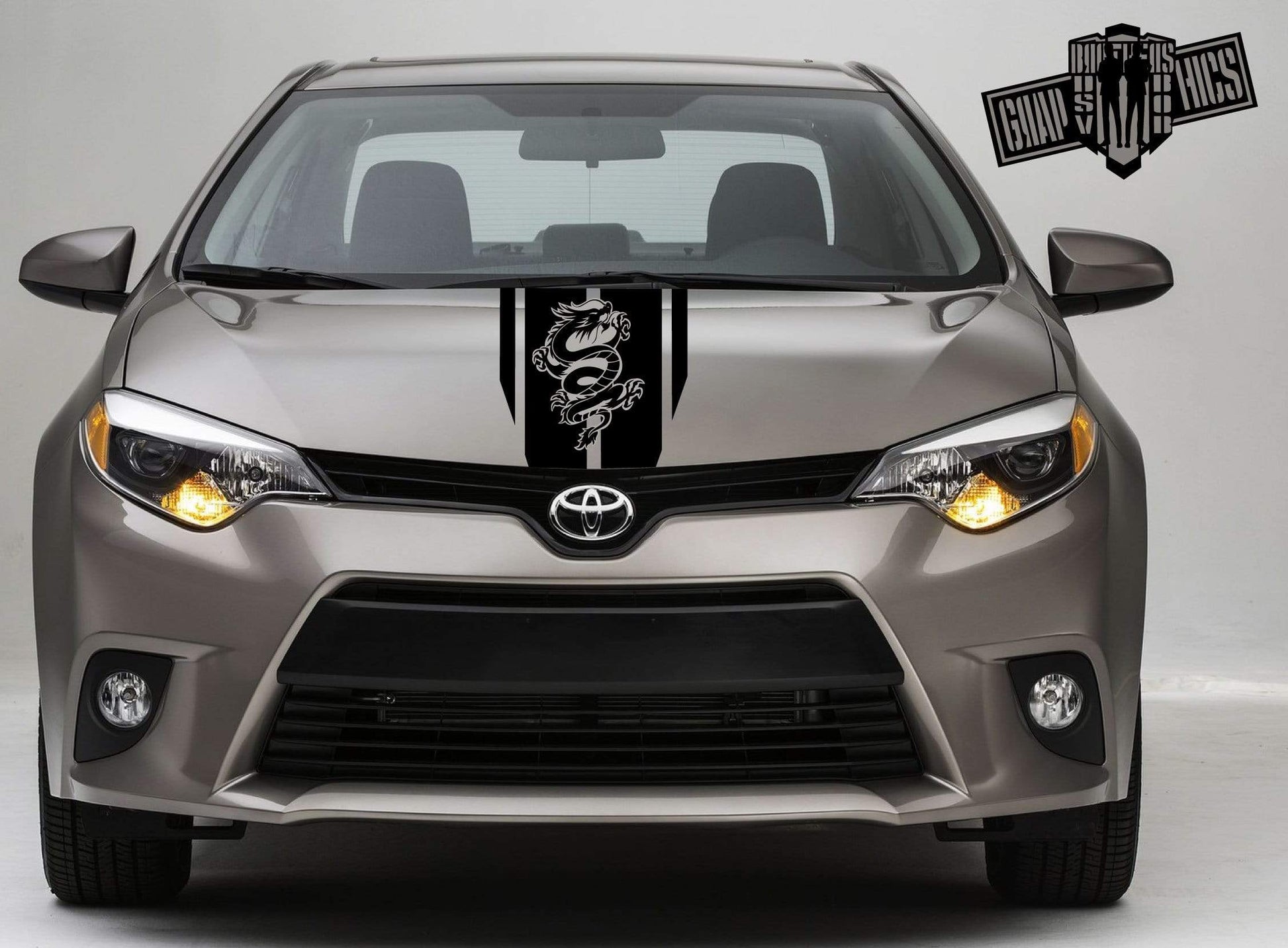Vinyl Graphics Line Stripes For Toyota Corolla - Brothers-Graphics
