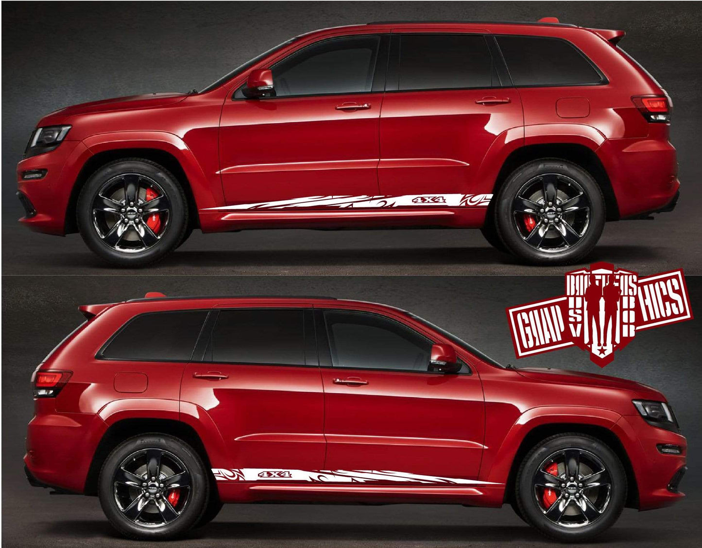Vinyl Graphics Special Made for Jeep Grand Cherokee - Brothers-Graphics