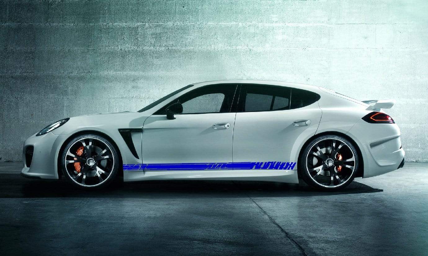 Vinyl Side Rally Racing Stripes for Porshe Universal decals