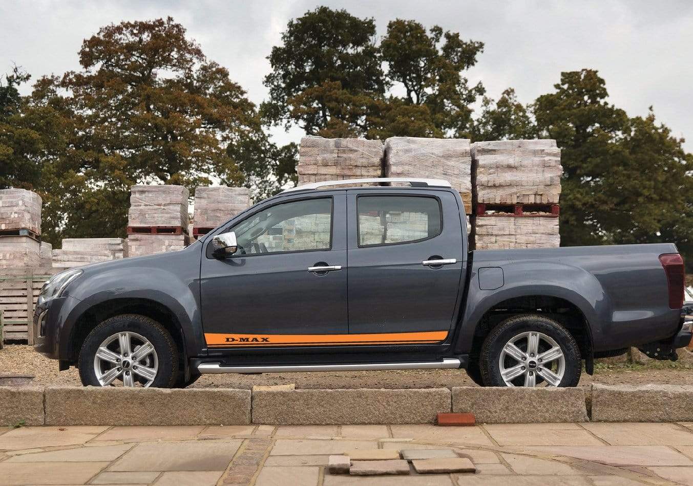 Vinyl Stickers beautiful line Graphics For Isuzu D-Max