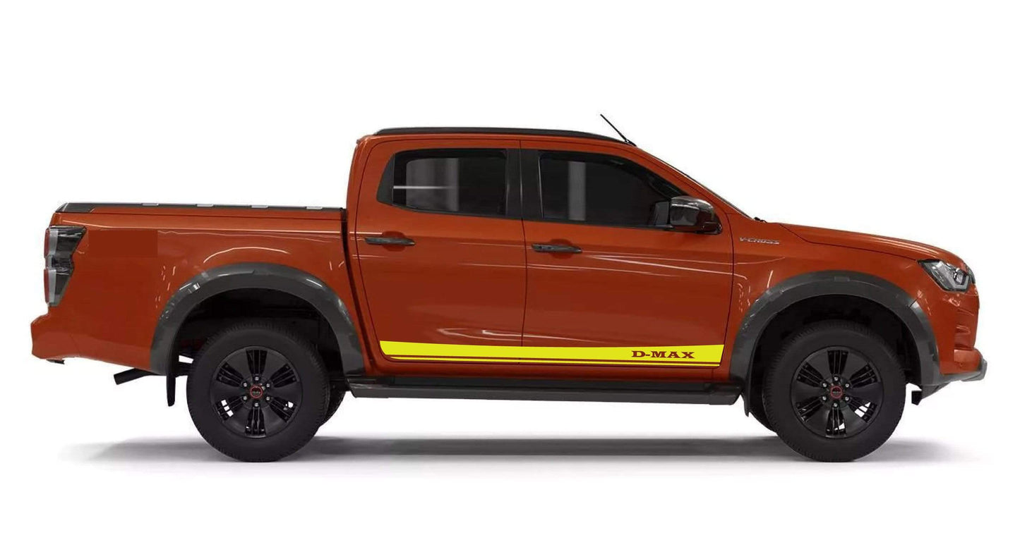 Vinyl Stickers beautiful line Graphics For Isuzu D-Max