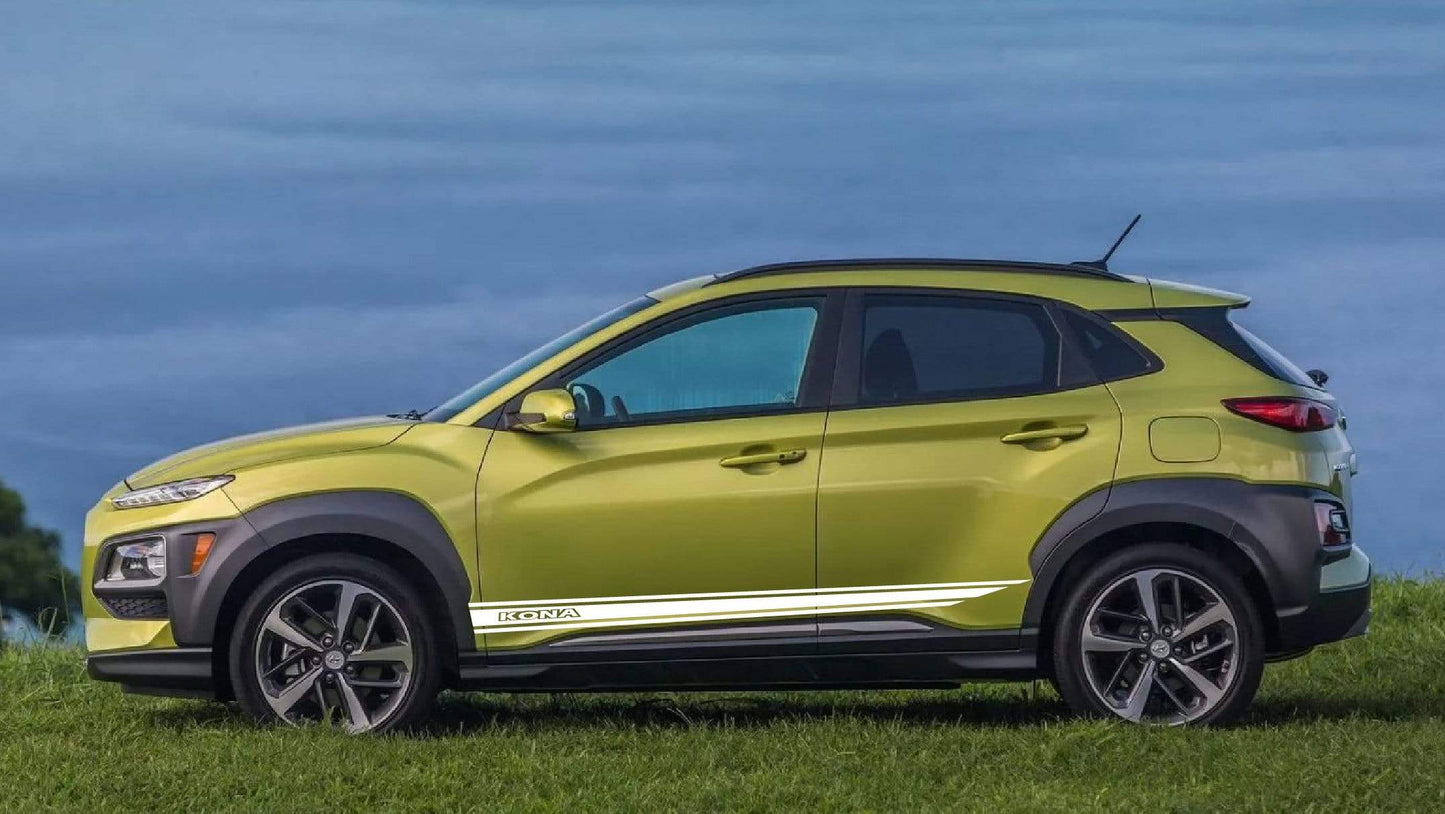Premium Quality Vinyl Stickers Work with Hyundai Kona Car styling decals