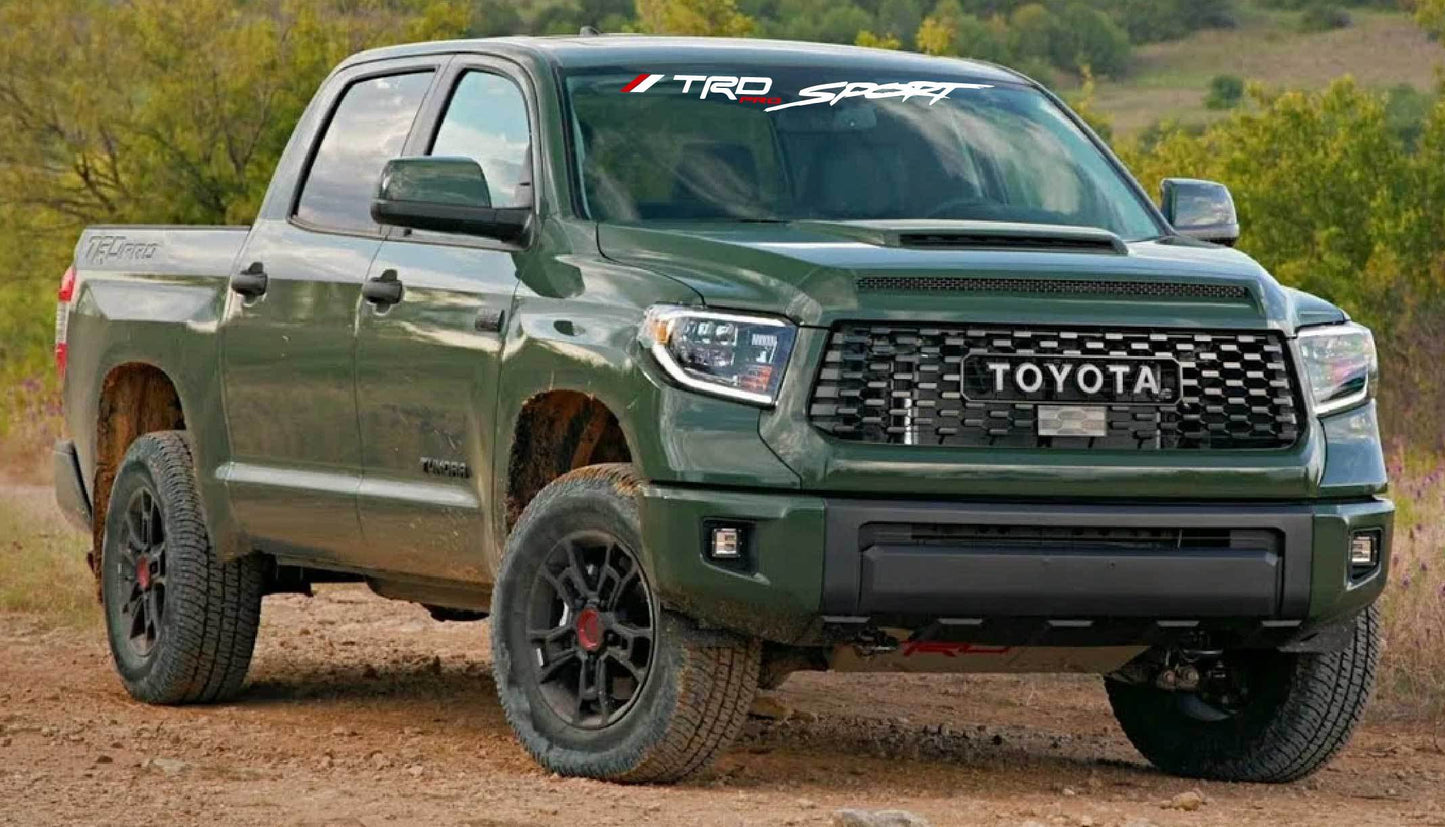 Premium Quality Windshield Decal Compatible with Toyota Tacoma Tundra TRD PRO Car window stickers